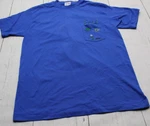 Vintage Hand Painted Fred Rabbit Single Stitch Golfing Shirt Men's 42 - 44. Fixed Price $15.86.