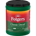 Folgers Decaf Coffee, Ground Classic Medium Roast, 9.6 Ounce Canister. Fixed Price $6.80.