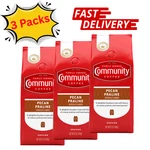 3 Packs-community Pecan Praline Medium Roast Ground Coffee, 12 Ounce Bag. Fixed Price $17.99.