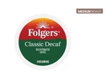 Folgers Classic Decaf Keurig Coffee K-cups. Fixed Price $30.98.