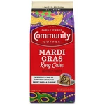 Community Ground Coffee, Mardi Gras King Cake, 32 Oz.. Fixed Price $26.99.