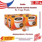 Dunkin Original Blend Coffee Cup Pods Medium Roast 176 Count Keurig Brew. Fixed Price $95.99.