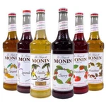 Monin Premium Flavored Syrups - 750ML Glass Bottles For Coffee, Soda And More!!!. Fixed Price $20.35.