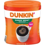 Dunkin' Decaffeinated Medium Roast Ground Coffee, 40 Oz.. Fixed Price $42.39.