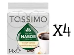 Tassimo Nabob French Vanilla Coffee Single Serve T-discs Box 14X4. Fixed Price $69.97.
