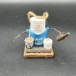 2014 Smores Original Beer Brew Your Own Snowman Marshmallow Ornament Dad Gift. Fixed Price $9.99.