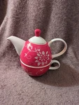 Hues Brew Tea Coffee Stack Pot For One Floral Print. Fixed Price $20.00.