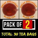 Dunkin Breakfast Black Tea Total 30 Bags Decaffeinated Anytime Of Day. Fixed Price $28.99.