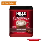Hills Bros. Instant Double Mocha Cappuccino Mix - Rich, Kosher Specialty 16OZ. Fixed Price $11.39.