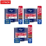 Kroger Classic Blend Medium Roast Ground Coffee 29 Oz - Pack 3. Fixed Price $59.82.