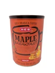 Heb Maple Breakfast Coffee 11.5 Ounce Canister. Fixed Price $23.99.