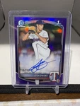 Bowman Draft 2025 Josh Owens Rangers Rookie Purple Refractor Auto #cpa-jo /250. Fixed Price $99.00.