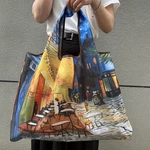 New! Really Nice! "paris Cafe" Simple Grocery / Travel Tote Bag....style!. Fixed Price $9.91.