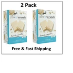 (2 Pack) Power Crunch Original Protein Bars French Vanilla Cream 1.4 Oz. Fixed Price $11.39.