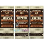 3 Packs Trader Joe's Instant Coffee Packets With Creamer & Sugar 4.2OZ Each. Fixed Price $16.99.