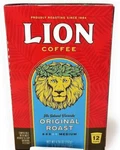 Lion Coffee Hawaii Original Roast Single-serve Pods 12 Box. Fixed Price $60.95.
