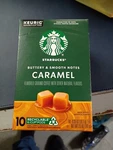 Starbucks Caramel Flavored Coffee Cups Keurig 10 Ct 3.5 Oz. Fixed Price $9.96.