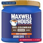 Maxwell House 23.1OZ Ground Coffee Medium 100% Colombian Roast. Fixed Price $15.31.