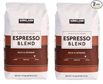 Packs Kirkland Signature Dark Roast Espresso Blend Coffee 2.5 Lbs Each =. Fixed Price $59.95.