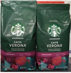 Starbucks Caffe Verona Ground Coffee 2 Large Packages Dark Roast. Fixed Price $28.00.