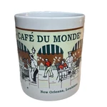 Cafe Du Monde Coffee Mug Cup New Orleans Louisiana French Quarter Market Beignet. Fixed Price $8.99.