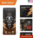 Organic And Fair Trade Medium Roast Ground Coffee, 16 Ounce Pack. Fixed Price $34.99.