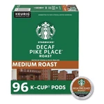 Starbucks 011111161CT Coffee K-cups Pike Place Decaf (96/CARTON) New. Fixed Price $97.66.