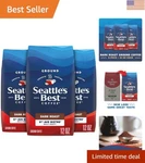 3 Bags Seattle Best 100% Arabica Dark Roast Ground Coffee - Rich & Smooth. Fixed Price $36.99.