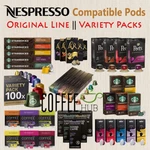 Coffee Pods Compatible With Nespresso Original Line Capsules Variety Packs Lot. Fixed Price $75.99.