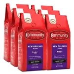 New Orleans Blend Dark Roast Ground Coffee, 72 Oz, 12 Bags (pack 6). Fixed Price $66.59.