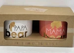 Papa Bear & Mama Mug Set 2PK Zoey Miles Ceramic Coffee Cups Gift New. Fixed Price $14.99.