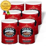 & Chicory Medium-dark Roast Ground Coffee, 12OZ Can (pack 6). Fixed Price $59.99.