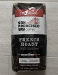 San Francisco Bay French Roast Arabica Coffee Dark Whole Bean 1 Pack 3LBS. Fixed Price $25.00.