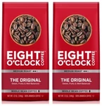 Eight O'clock The Original Medium Roast Whole Bean Coffee, 12 Oz (2 Bags). Fixed Price $32.90.
