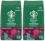 Starbucks Decaf Caffe Verona Dark Roast Ground Coffee, 12 Oz (2 Bags). Fixed Price $29.90.