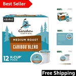 12 Kosher Caribou Blend K-cups Caffeinated Medium Roast Coffee For Keurig. Fixed Price $34.99.