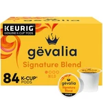 Premium Gevalia Signature Blend Mild Light Roast K-cup Coffee Pods, 84 Count Box. Fixed Price $63.83.
