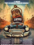 Sanka Freeze Dried Coffee Parade City Winner Decaf Vintage Printad 1973. Fixed Price $10.50.