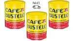 Cafe Bustelo, Espresso Style Dark Roast Ground Coffee, 10 Oz Can (pack 3). Fixed Price $14.87.