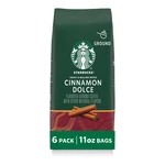 Starbucks Ground Coffee, Flavored Hot 11 Ounce (pack 6), Cinnamon Dolce. Fixed Price $85.14.