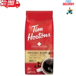 Tim Hortons Original Blend Ground Coffee, 100% 12OZ Bag Free Shipping. Fixed Price $7.10.