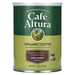 Cafe Altura Organic Coffee Dark Blend 12 Oz 339 Fair-trade, Kosher,. Fixed Price $19.90.