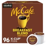 Mccafe, Breakfast Blend Coffee, Keurig Single Serve K-cup Pods, 96 Count. Fixed Price $50.87.