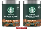 (2 Pack) Starbucks Premium Medium Roast Instant Coffee 3.17 Oz 100% Arabica Rich. Fixed Price $14.45.