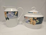 Christopher Stuart OPTIMA-HK219 French Brocade Creamer & Sugar Bowl. Fixed Price $25.00.
