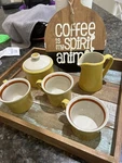 Premiere Color Spain Coffee Set 5 Piece. Fixed Price $60.00.