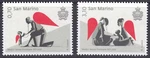 San Marino 2021 Doctors Without Borders 2V Mnh**. Fixed Price $7.33.