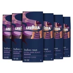 Lavazza Italian Roast Dark Ground Coffee, 12OZ Bags (6 Pack), Bb 8/27. Fixed Price $44.50.