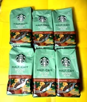 6 Bags Starbucks Coffee Half Caff House Blend Medium Roast Grounds *old Stock*. Fixed Price $35.35.