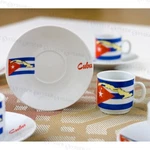 Espresso Coffee Cup Set 12 Pc Saucer Taza Cafe Cubano. Fixed Price $24.99.